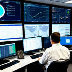 SIEM Control Center**

"A brightly lit, modern security operations center (SOC) filled with analysts working at multiple computer screens, displaying complex data visualizations and network traffic maps. The room is clean, professional, and organized. Focus on the central SIEM system dashboard displaying real-time threat analysis. Everyone is fully clothed in appropriate attire, professional setting, safe for work, appropriate content, perfect anatomy, natural proportions, high quality, family-friendly."

**