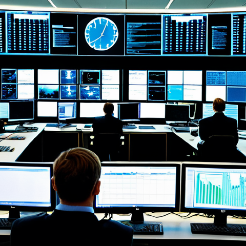사이버 보안 자동화 도구의 최신 기능 - Security Operations Center (SOC)**

"A brightly lit, modern Security Operations Center (SOC) filled ...