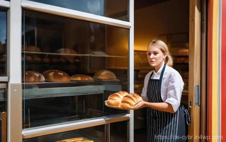 사이버 보안 자동화 도구를 활용한 위협 대응 - **Prompt:** A bustling German "Mittelstand" bakery owner, in a clean, traditional apron over regular...