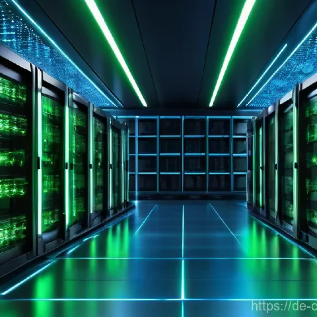 사이버 보안 자동화 도구와 운영 효율성 - **"A visually striking, futuristic digital fortress interior. Gleaming, interconnected server racks ...